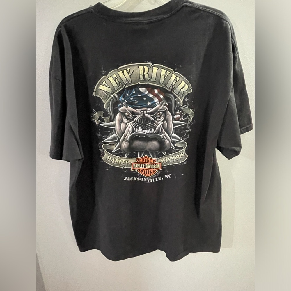 black Harley Davidson t-shirt, size XL